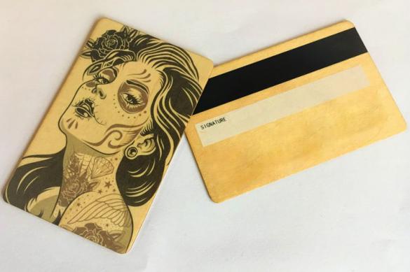 Wooden RFID card