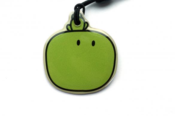Custom Shaped Epoxy Coated Keyfob
