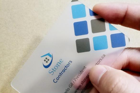 Matte Transparent PVC cards